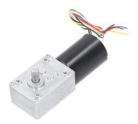 MasYosh 36mm Brushless DC Gear Motor, High Torsion Low Noise Ball Bearing Design, with Wire Control Brake PWM Speed Control FG Signal, for Industrial Use (16RPM)