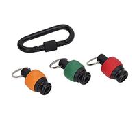 MasYosh 3PCS 1/4in Keychain Bit Holder, Retractable Extension Bar with Ring Buckle, for Drill Screw Adapter and High Altitude Field Operations