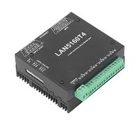 MasYosh 4 Axes Controller Driver, CNC Motion Control Board with Ethernet Interface 7 Digital Input 3 Output 10V Spindle Speed, for Mach3 Software 4 Axis Stepping System