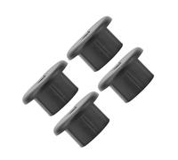 MasYosh 4PCS Cable Grommets, Wall Pass Through Sleeves for Ethernet Cable and Router, with ABS Material, for Rectangular Satellite V2 Replacement (Black)