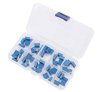 MasYosh 50pcs Variable Resistor 10 Values 3296W Regulating Multiturn Trimmer Potentiometer 100Ω-1MΩ