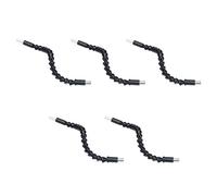 MasYosh 5Pcs 295mm Universal Flexible Axle, Hex Bit Connection Extension Kit with 1/4 Inch Magnetic Shaft, for Electric Drills, Pneumatic Screwdrivers and