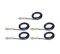 MasYosh 5PCS Approach Sensor M12 X 1 Non Embedded IP65 PNP Inductive Proximity Switch 6-30VDC
