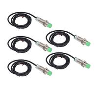 MasYosh 5Pcs Proximity Switch 2 Wire Normally Open 68Hz Response Frequency Proximity Sensor AC90-250V M18x1