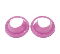 MasYosh 6.5in 2 Pcs Purple Car Speaker Baffle Kits Silicone Horn Speaker Shock Absorption Spacer for Car RV