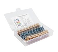 MasYosh 600Pcs Resistor Assortment Kit 30 Values 1% Metal Film Components 1/4W 10Ω-1MΩ