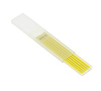 MasYosh 6Pcs Carpenter Pencil Refill, 2.8mm HB Marking Scribing Tool Set for Woodworking, with Fine Tip for Metal Plastic Glass Wood Paper (Yellow)