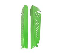 MasYosh Aluminum Alloy Fender Shrouds, Rugged Antirust Car Fender Covers with Angled Cutouts and Pulley Cover Design, Fit for WRX and STI 2015 2020 (Light Green)