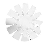 MasYosh Angle Pattern, Round Shape Bevel Angle Finder with Clear Markings for Woodworking, Measuring Chisel Plane