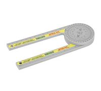 MasYosh Angle Ruler High-Accuracy Woodworking Goniometer for Convenient Bevel Cutting Suitable for Carpenters and Plumbers ABS 7.3 X 2.6in for Woodworking Tools