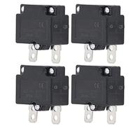 MasYosh Auto Reset Overload Protector, 20A Current Overload Protector with ABS Housing for Children's Toy Car, AC125 DC32V