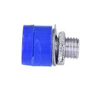 MasYosh Banana Binding Post, 4 mm Plug Socket Terminals, Cross Connection with ABS and Plated Brass for Electronic Instruments, Industrial Devices, Blue, Pack of 100