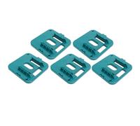 MasYosh Battery Mounts Dock Holder, 5Pcs Wall Mountable ABS Battery Storage Hanger with 2 Included Screws for 18V BL1860 BL1850 BL1840 BL1830 Lithium Batteries