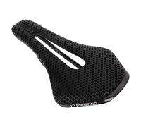 MasYosh Bike Saddle, Rail 3D Printed Beehive Structure Hollow Middle Cycling Saddle Lightweight Breathable, with Sliding Rails Markings for Racing Outdoor Riding Comfort