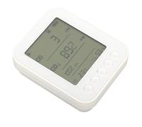 MasYosh Car Air Quality Monitor, 7 in 1 CO2 Pressure Temperature Humidity Detector with Large Color LCD Screen, for Indoor Outdoor Use in Home Office Car Classroom