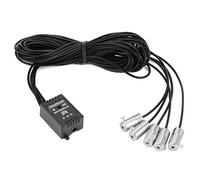 MasYosh Car Interior LED Ambient Light, RGB Remote Music Voice Control with Multiple Modes 12V for Door Panel Dashboard