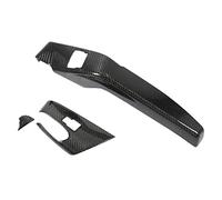 MasYosh Carbon Fiber Window Lift Switch Panel Cover Trim, Replacement for C7 LHD 2014 2019, with Gloss Black Finish, Professional Manufacturing, Easy Installation