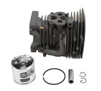 MasYosh Chainsaw Cylinder Head Piston Kit, Replacement for Husqvarna 455 455E 460 Rancher and CS2255, with High Quality Steel and Metal Construction