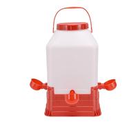 MasYosh Chicken Waterer, 10L Large Capacity Poultry Drinker with Easy to Design, for Chickens and Ducks Feeding