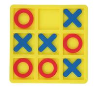 MasYosh Children Puzzle Toy, Simple Fun Portable Board Game for Kids and Adults, with Large Chess Pieces, Perfect for Birthday, Educational Learning Play Set (yellow chessboard)