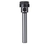 MasYosh Collet Chuck Holder, ER20A 100L Chrome Molybdenum Alloy Steel Extension Rod with High Stiffness and Strong Clamping Force, for Deep Hole Machining and (C16)