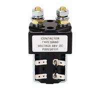 MasYosh Contactor Relay, Metal Alloy High Performance Starter Solenoid Relay Replacement with Durable Construction, for EZ GO Cart Forklift 48V 100A