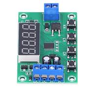 MasYosh Cycle Timer Delay Switch, Noiseless On Off Control Relay Module with Adjustable Timing 0.01s to 999min, for DC Motors LED Strips Solenoid Valves Water Pumps