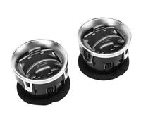 MasYosh Dashboard Air Duct Vent Louvre Replacement, 2 Pcs ABS Plastic AC Heater Louvre for Lobo 2009 2014 Cars, with OEM Part Numbers CL3Z19893EA 9L3Z19893AA 9L3Z19893CA