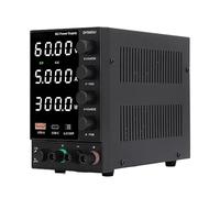 MasYosh DC Power Supply Variable, 300W 0-5A Output with Encoder Adjustment LED Display, for Electronic Testing Equipment (UK Plug AC230V)