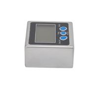 MasYosh Digital Display Level, Sturdy Durable Aluminum Alloy with LCD Screen and Lockable Data, for Level and Angle Measurement 4x90 Degrees (Single-Sided Magnet)