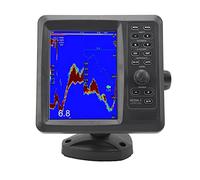 MasYosh Digital Fish Finder, 7 Inch TFT LCD Color Screen IPX7 Waterproof with Multiple Base Telescopes for Boat Fishing at Sea