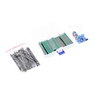 MasYosh Double Sided Boards Kit, 100Pcs PCB Universal Printed Circuit Board Prototype Panels with 2.54mm Hole Spacing, for Electronics and Welding Projects