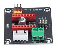 MasYosh Driver Expansion Board, 5V Logic Voltage 12V 30V Drive Scheme for 42 Stepper Motor, with Terminal Power Interface DIP Switch, Compatible with A4988 DRV8825 for 3D Printer MCU