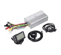 MasYosh Electric Bike Modified Controller Kit, 30A Controller with S866 Display Panel and Thumb Throttle, for 1000W Motors DIY Electric Bikes Scooters