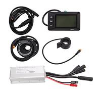 MasYosh Electric Bike Motor Control 22A 500W E-Bike Modification Kit with GD01 Panel, 130X Thumb Gas 8C Power Assist Sensor for DIY Electric Bike Scooter Folding Bike