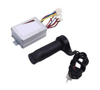 MasYosh Electric Motor Controller, 24V 800W High Efficiency Aluminum Alloy Speed Controller with Throttle Grip, for Electric Bike Tricycle Motorcycle