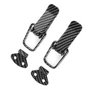 MasYosh Fasteners for Car Bumper, Iron Trunk Lock Clips (Carbon Fiber | 1 Pair Security Hook Lock, Durable Iron Material, for Front/Rear Bumper & Trunk , Anti-Vibration Spring Design, Easy