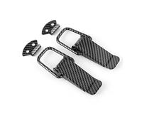 MasYosh Fasteners for Car Bumper, Iron Trunk Lock Clips (Carbon Fiber | 1 Pair Security Hook Lock, Durable Iron Material, for Front/Rear Bumper & Trunk , Anti-Vibration Spring Design, Easy