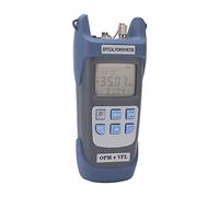 MasYosh Fiber Optic Power Meter, 30KM 30MW LED Light Optic Test Equipment with 7 Wavelengths 850 980 1300 1310 1490 1550 1625nm, for Communication Engineering