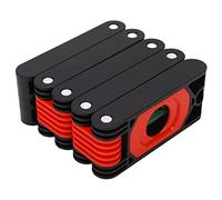 MasYosh Foldable Bubble Level Ruler, Magnetic 4 Level Bubble High Accuracy Expandable Measuring Tool with ABS Plastic, for Household Decoration Furniture Installation Carpentry