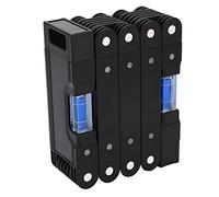 MasYosh Folding Level Ruler, Aluminum Alloy 28in Foldable Measuring Tool with 4 Bubble Multifunction, for Home Decoration Cabinet Installation Tasks