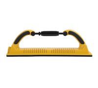 MasYosh Hand Sanding File Block, Adjustable ABS Dust Extraction Sanding Block with Hook and Loop Design, for Automotive Repair Woodworking Metal Fabrication