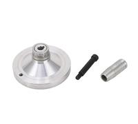 MasYosh Hand Wheel Crank, Aluminum Alloy Handwheel with 0-1mm Scale 80mm Diameter, with Shank, for 210 8x16 220x400 220x600 220x750 Mini Lathes