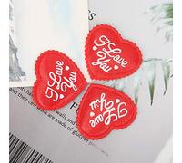 MasYosh Heart Shape Decor 100Pcs Soft Polyester Sponge Romantic Wedding