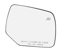 MasYosh Heated Mirror Glass, Precision Polished Replacement for Escape Limited 2009 with Backing Plate, Efficiently Heats to Remove Frost and Fog for Clear Visibility (Right: AL8Z17K707E)