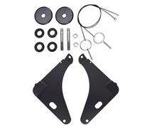 MasYosh Hood Pin Kit 82214260AC Powder Coated Rustproof Stainless Steel | Replaces OEM 82214260AB, Includes Mounting Bracket & Cable, Auxiliary Lock for Front Hood