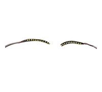 MasYosh LED False Eyelashes Light, Reliable Glow Length 3cm (Yellow)