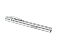 MasYosh LED Flashlight, High Brightness White Light USB Rechargeable Mini Pen Type, with Stainless Steel Body, for Outdoor Camping Hiking Maintenance