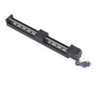 MasYosh Linear Rail Guide Slide Actuator, 200mm Stroke CNC Sliding Table with T6x4 Lead Screw, for CNC Milling Optical Laboratory Equipment