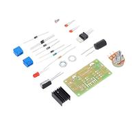 MasYosh LM317 Adjustable Regulated Power Supply Kit, AC DC Input 5 to 35V 1A Output 1.25 to 30V DC with Short Circuit Protection and Sound Wiring, for Circuit Testing